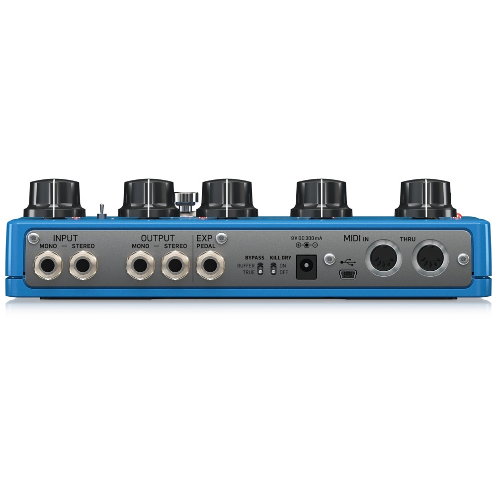 tc electronic FLASHBACK2 X4 ディレイペダル 横からの画像