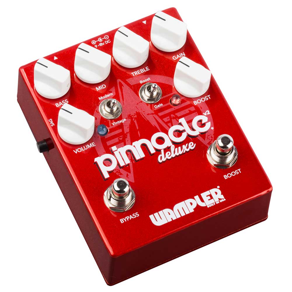 Wampler Pedals Pinnacle Deluxe v2 ディストーション ギターエフェクター アングル画像