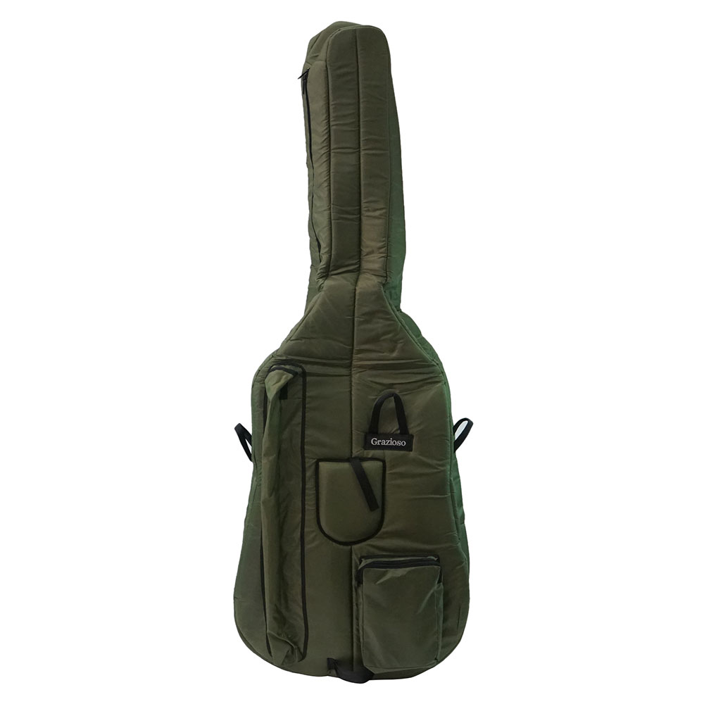 Grazioso CBA-1 Bass Bag モスグリーン コントラバス専用バッグ 国内4/4サイズ