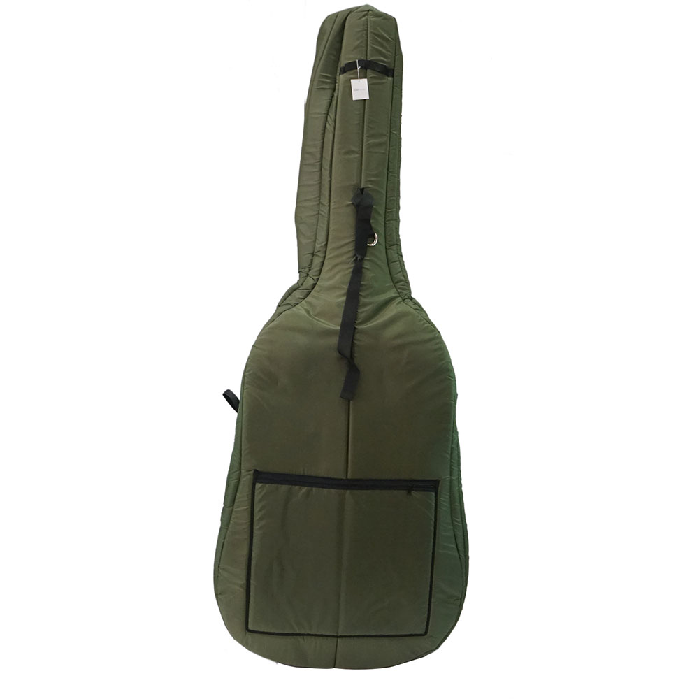 Grazioso CBA-1 Bass Bag モスグリーン コントラバス専用バッグ 国内4/4サイズ ケース裏面画像