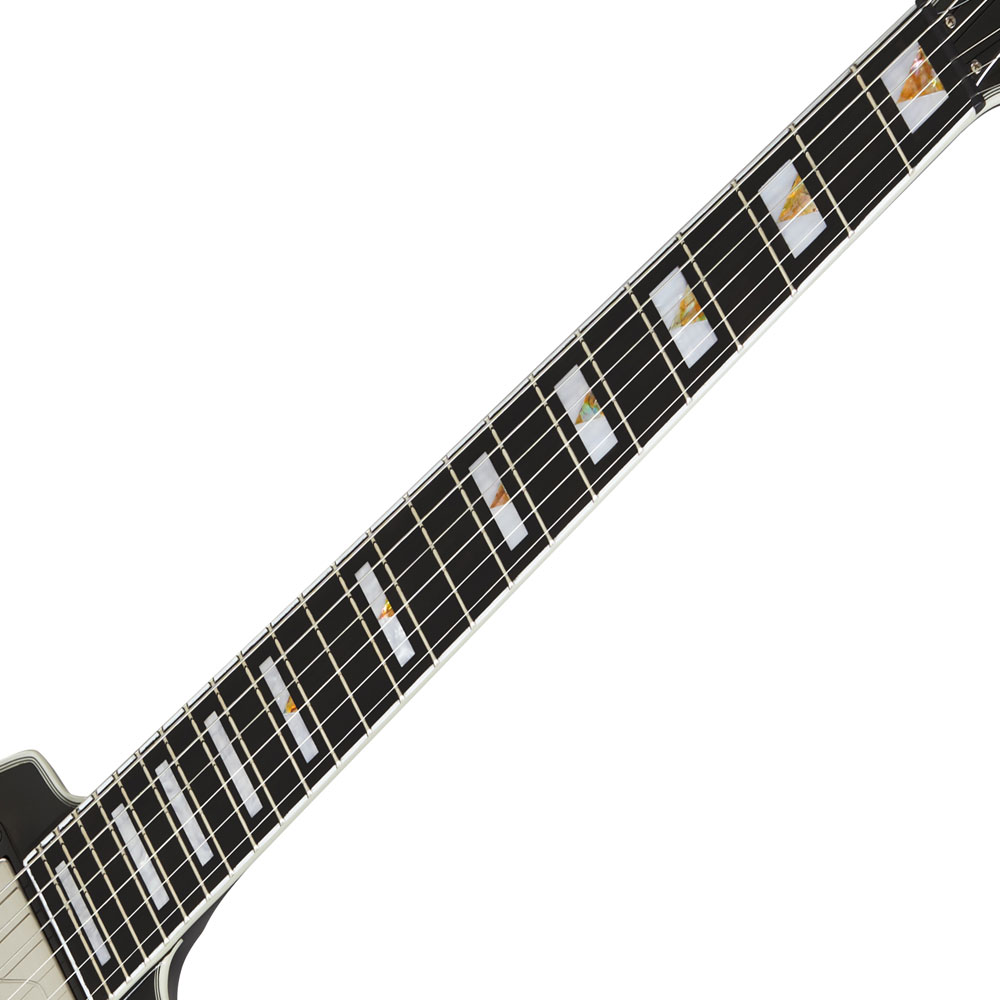 Epiphone Flying V Prophecy Yellow Tiger Aged Gloss エレキギター 指板