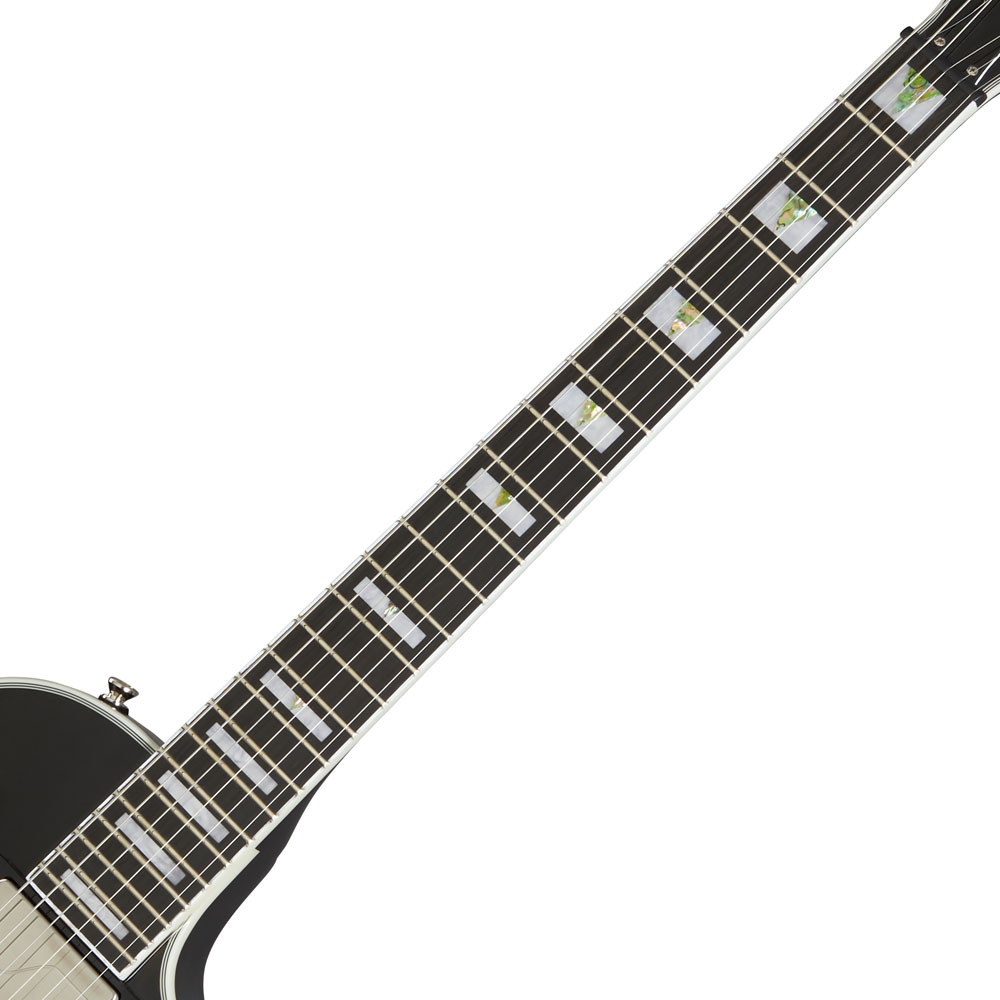 Epiphone Les Paul Prophecy Olive Tiger Aged Gloss エレキギター 指板