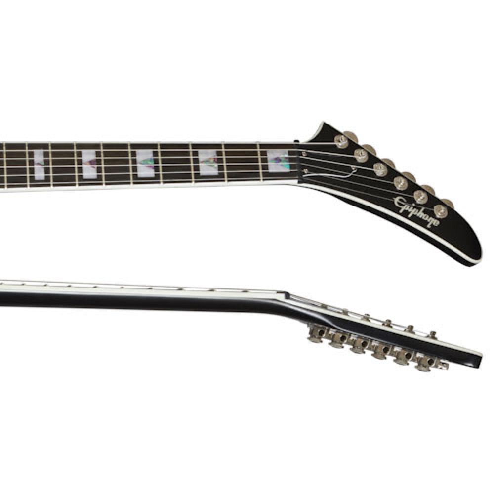 Epiphone Extura Prophecy Purple Tiger Aged Gloss エレキギター ヘッド画像