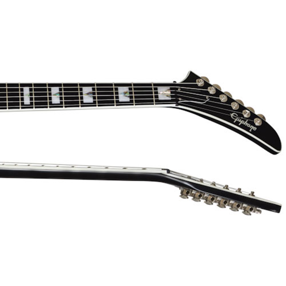 Epiphone Extura Prophecy Black Aged Gloss エレキギター ヘッド画像
