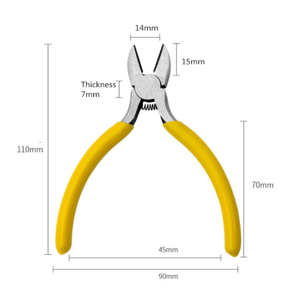 KIKUTANI RC-23 カッティングプライヤー サイズ