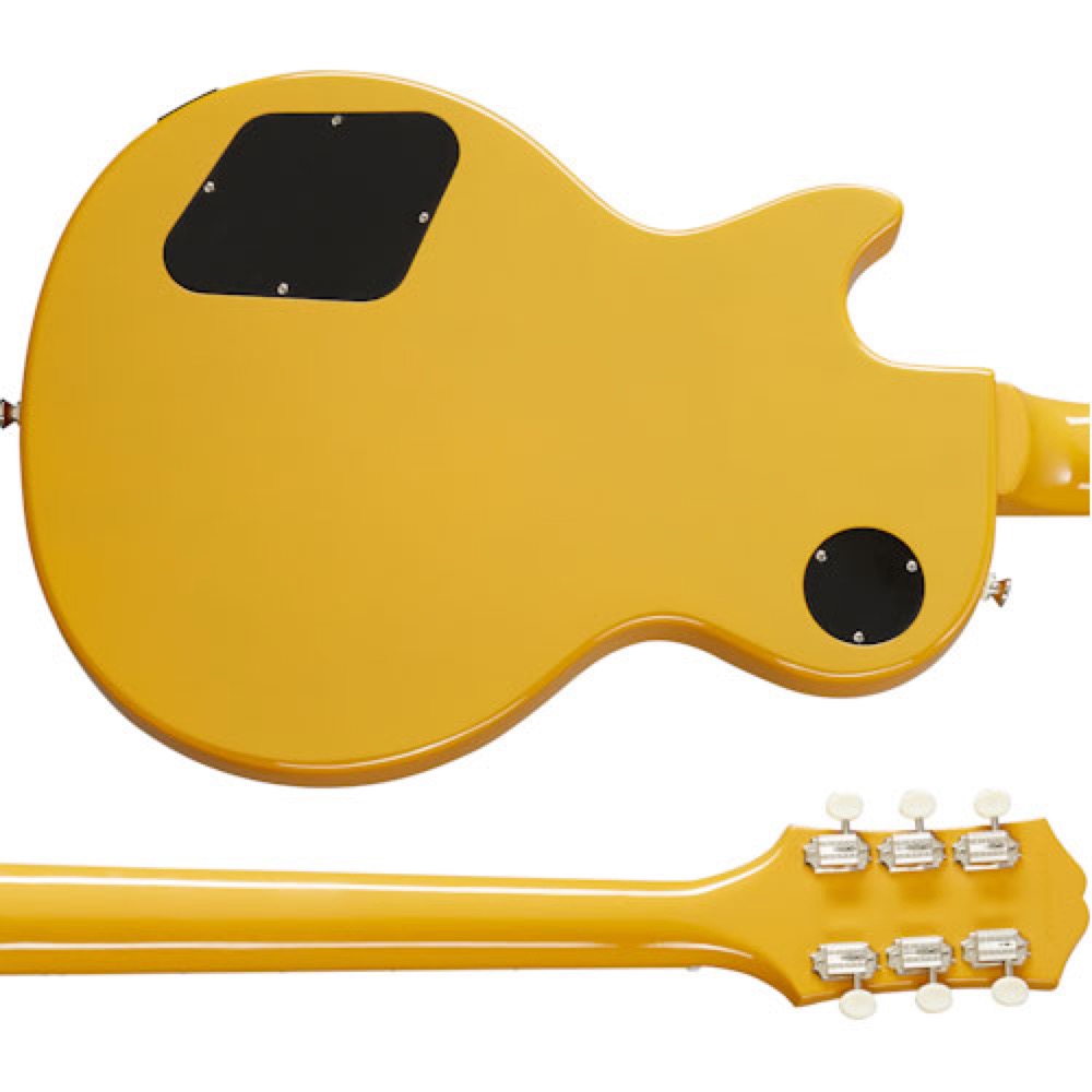 Epiphone Les Paul Special TV Yellow エレキギター エピフォン ボディ裏 ネック裏 背面画像