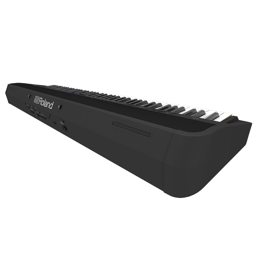 ROLAND FP-90X-BK Digital Piano ブラック デジタルピアノ ローランド 電子ピアノ 斜めからのアングル画像