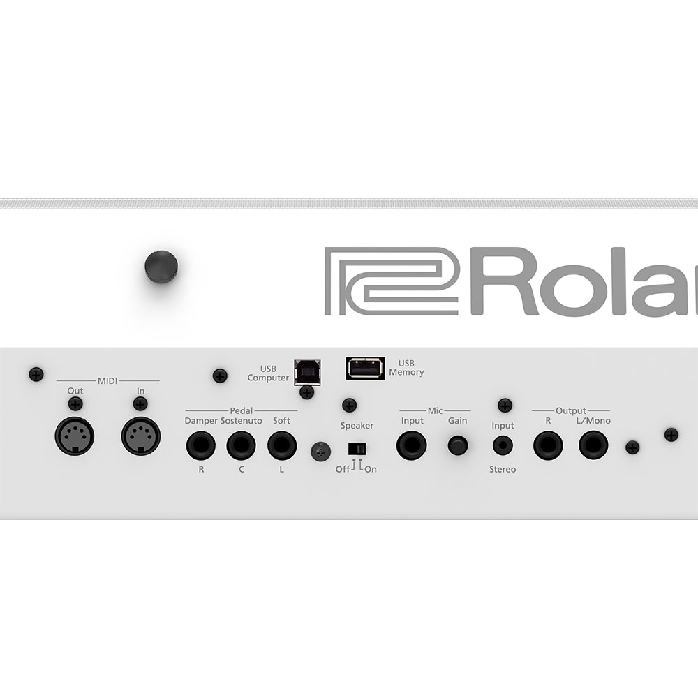 ROLAND FP-90X-WH Digital Piano ホワイト デジタルピアノ ローランド 電子ピアノ 88鍵 背面画像 入出力端子部画像 