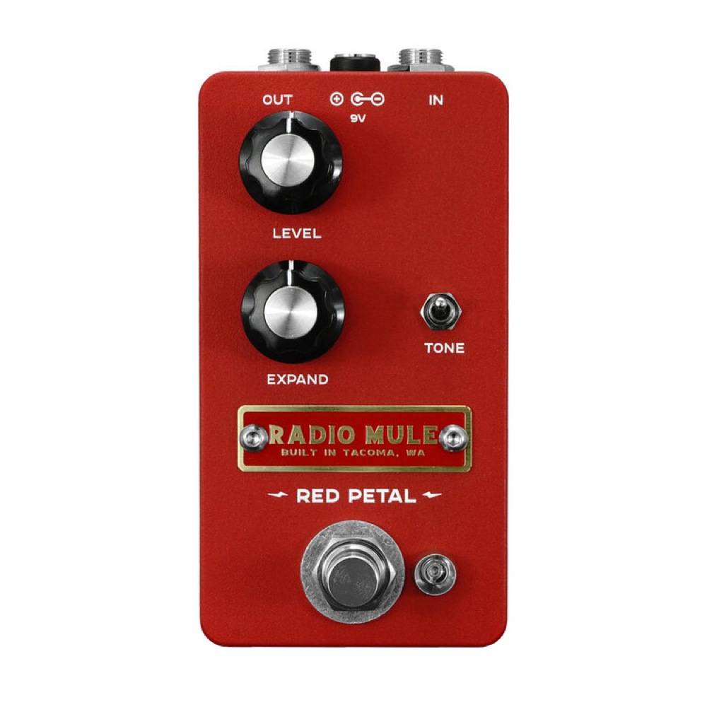 Radio Mule RED PETAL BURNT RED ファズ ギターエフェクター