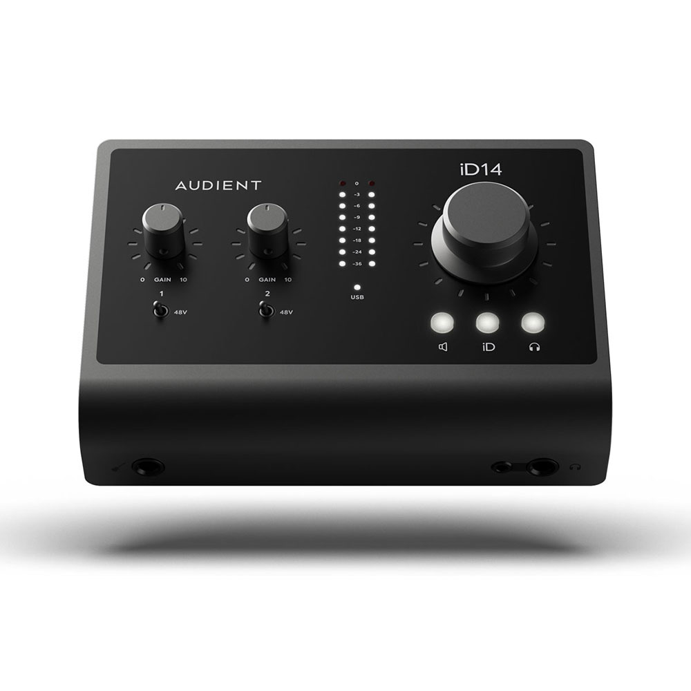 Audient iD14mkII オーディオインターフェース 正面画像