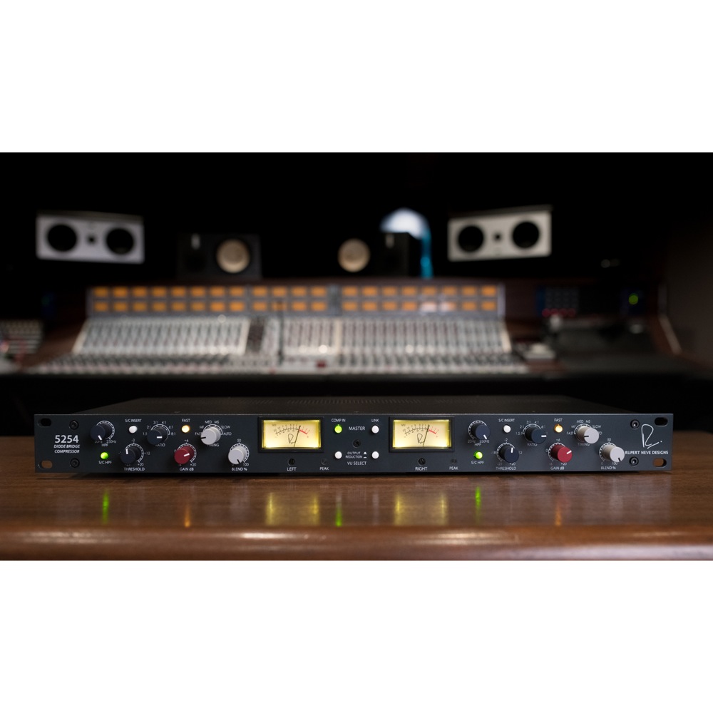 Rupert Neve Designs 5254 Dual Diode Bridge Compressor デュアルダイオードブリッジコンプレッサー 使用イメージ画像