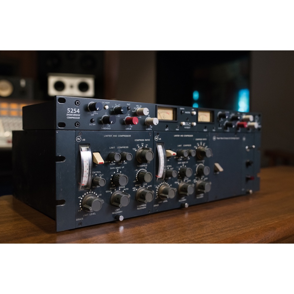Rupert Neve Designs 5254 Dual Diode Bridge Compressor デュアルダイオードブリッジコンプレッサー 使用イメージ画像