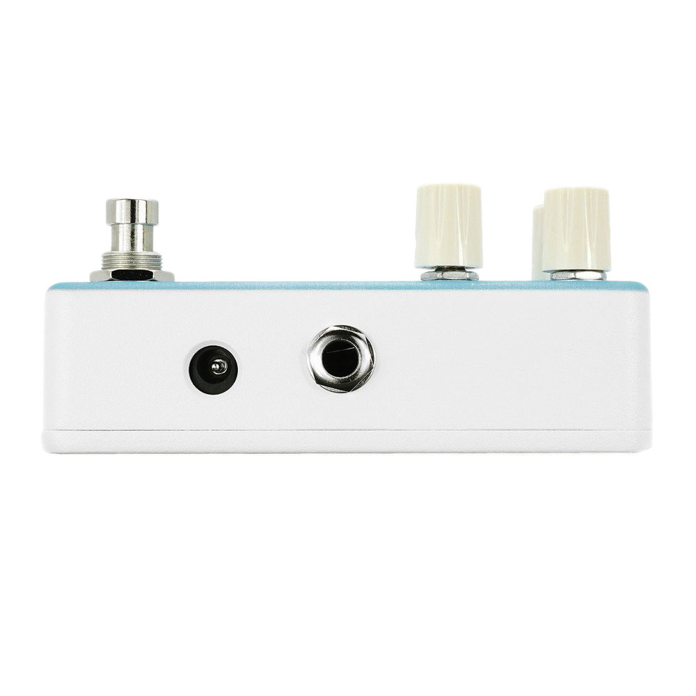 Animals Pedal Custom Illustrated 008 Major Overdrive by あしやひろ "ボブカット" Light Blue オーバードライブ ギターエフェクター 側面