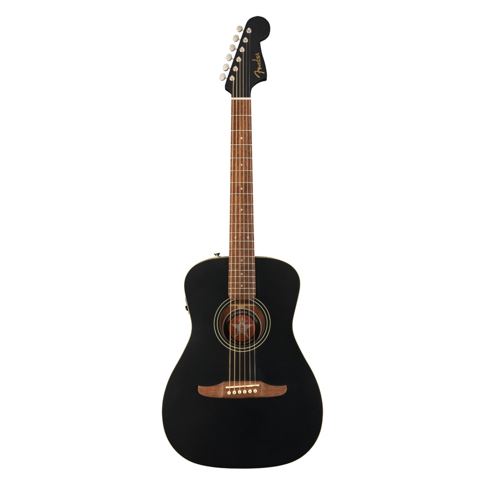 Fender Joe Strummer Campfire MATTE BLK WN エレクトリックアコースティックギター 正面画像