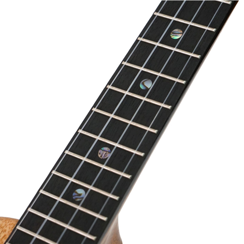 KoAloha KSM-02MG Soprano Long Neck Mango series ソプラノロングネックウクレレ 指板の画像