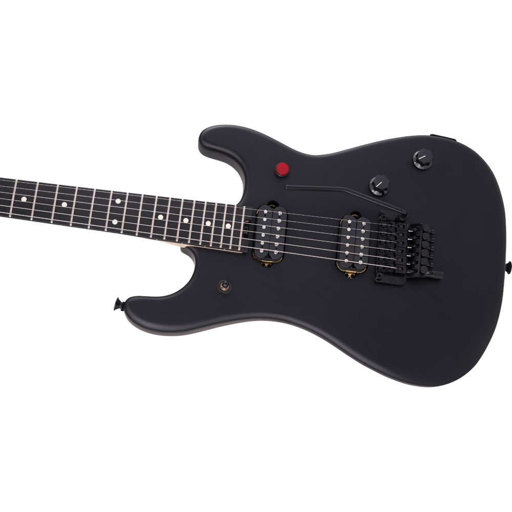 EVH 5150 Series Standard Ebony Fingerboard Stealth Black エレキギター ボディアップの画像