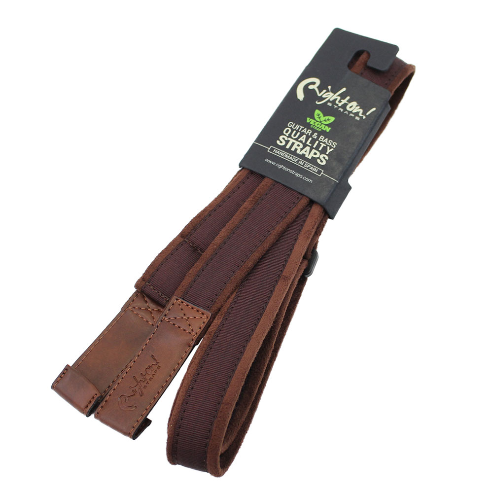 Guitar Straps : RIGHTON CLASSICAL HOOK BROWN