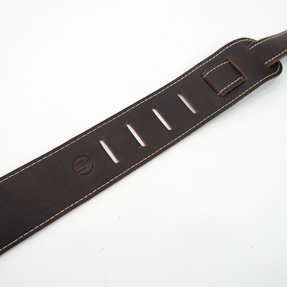 LM Products LS-2304H Chocolate Craftsman Leather ギターストラップ 長さ調整部画像