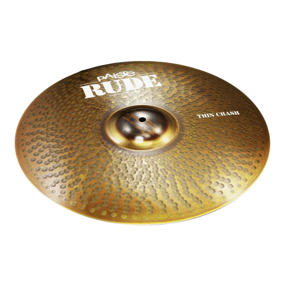 PAISTE RUDE Thin Crash 18” クラッシュシンバル(パイステ RUDE