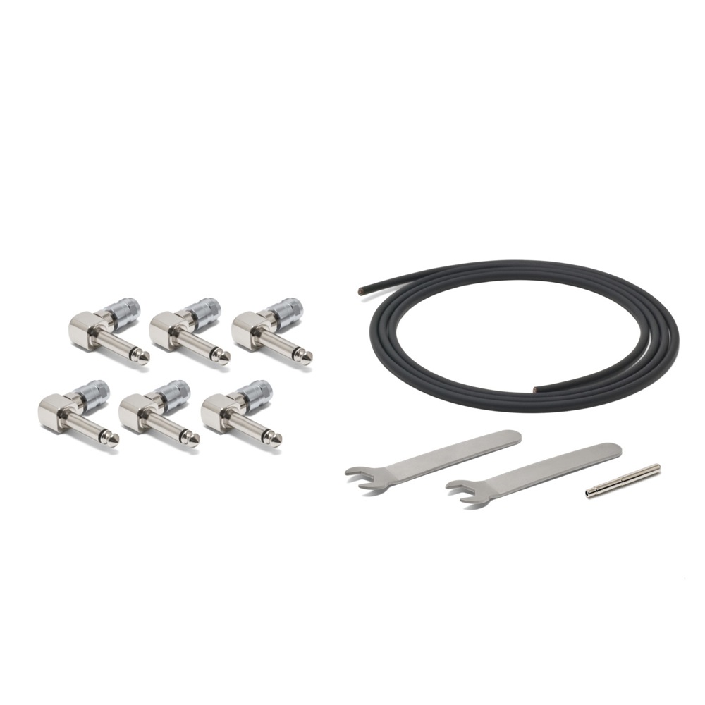 NEO by OYAIDE Elec L6+ ソルダーレスケーブルキット ケーブル1.5m L型プラグ6個 スパナ2個 リサイクルスティック