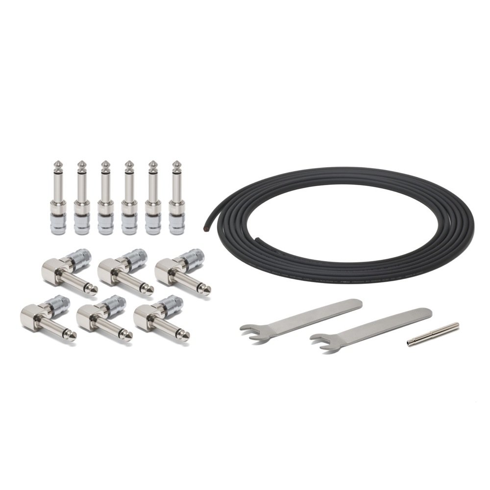 NEO by OYAIDE Elec L6S6+ ソルダーレスケーブルキット ケーブル3.0m S型L型プラグ各6個 スパナ2個 リサイクルスティック