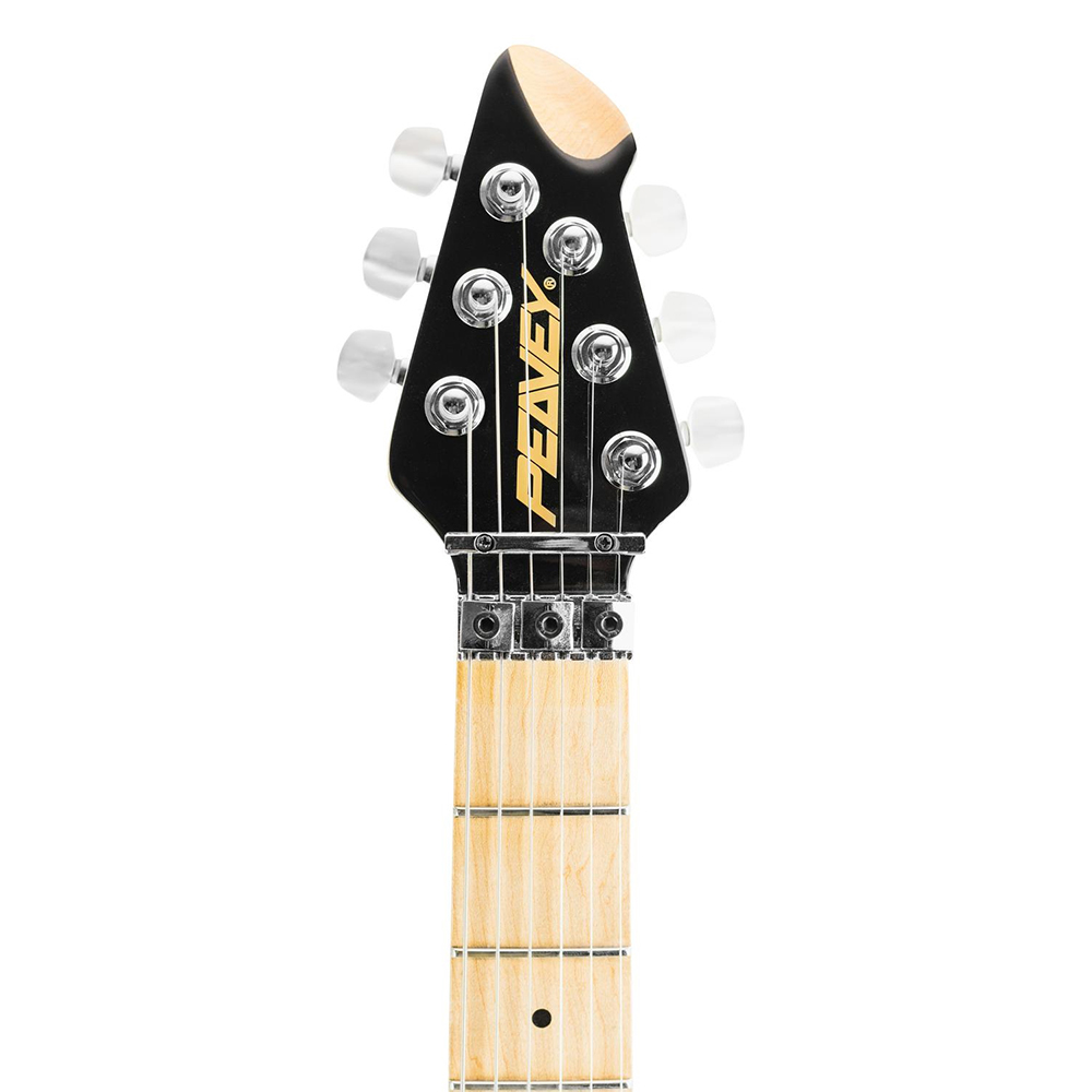 PEAVEY HP2 Black TR エレキギター ヘッド、ネック正面の画像