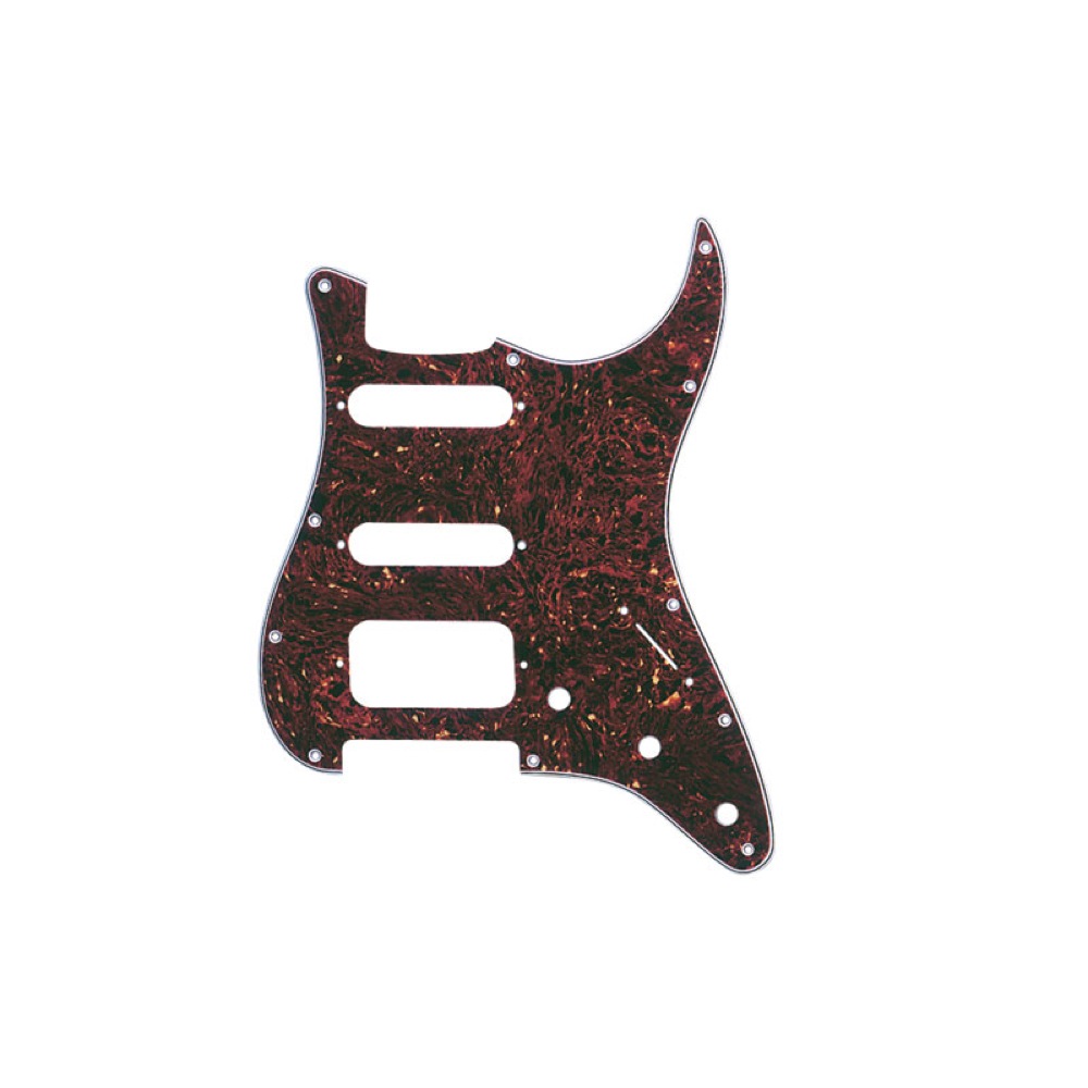 Fender Pickguard Stratocaster H/S/S 11-Hole Mount Tortoise Shell(べっこう柄) 4-Ply ピックガード