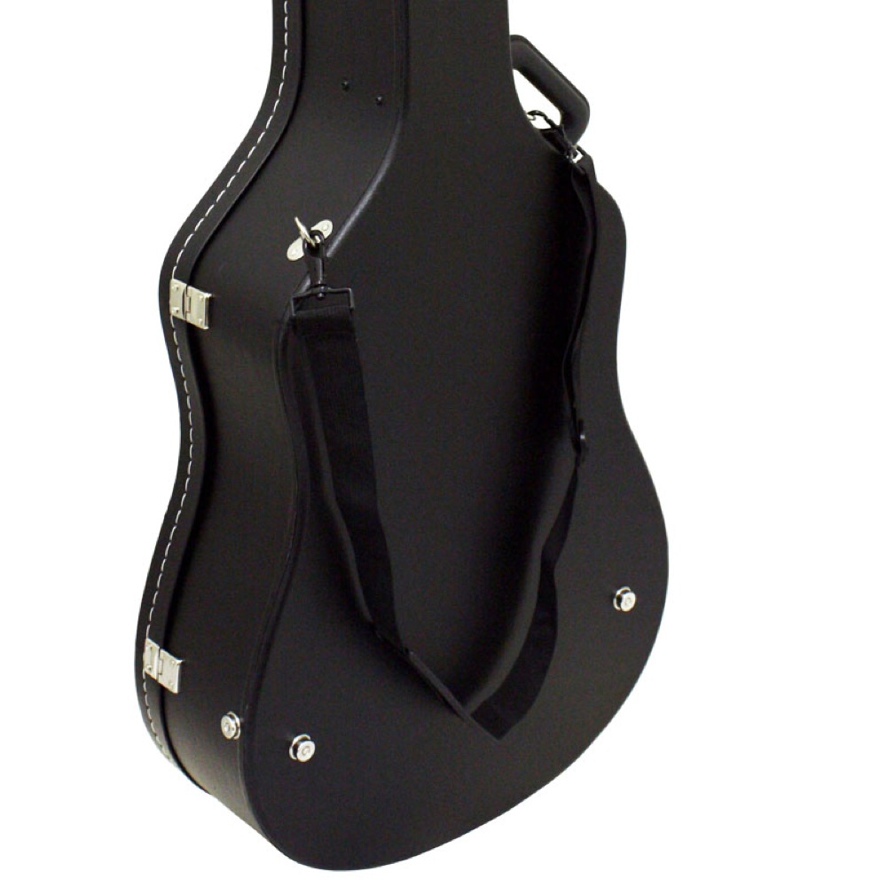 ARIA CG-120W Western アコースティックギター用ハードケース ストラップ画像