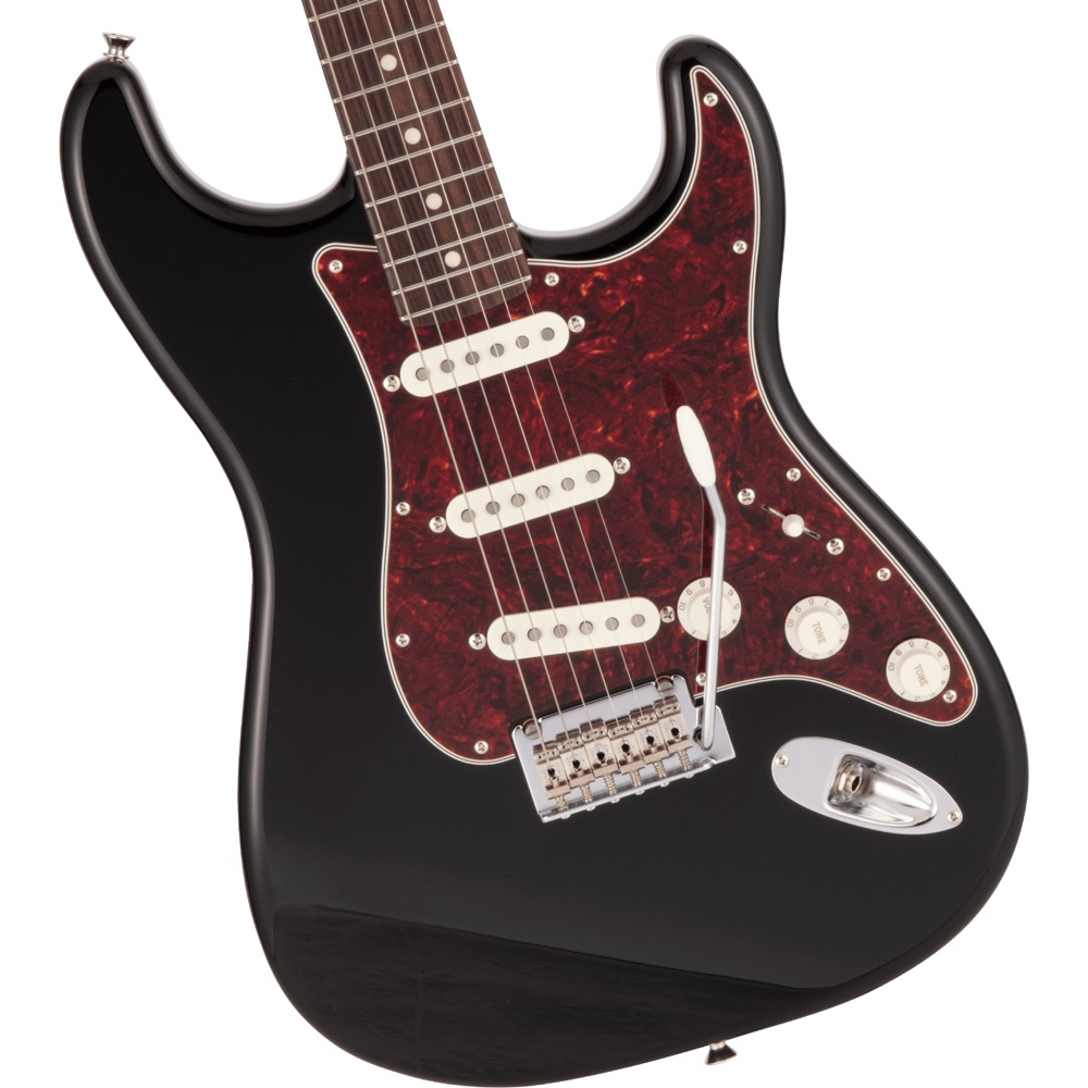 Fender Made in Japan Hybrid II Stratocaster RW BLK エレキギター ボディアップ画像