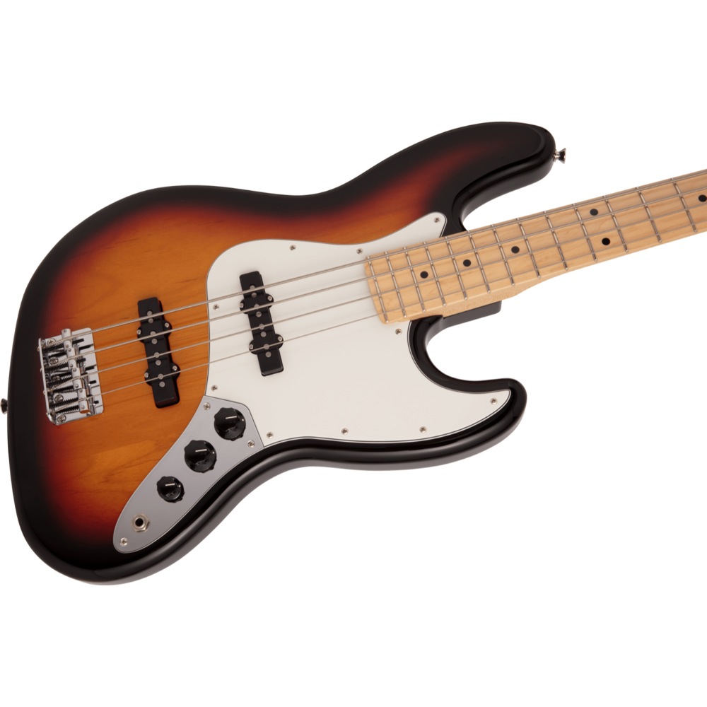 Fender Made in Japan Hybrid II Jazz Bass MN 3TS エレキベース ボディ斜めアングル画像