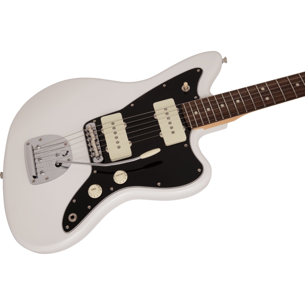 Fender Made in Japan Hybrid II Jazzmaster RW AWT エレキギター ボディ斜めアングル画像