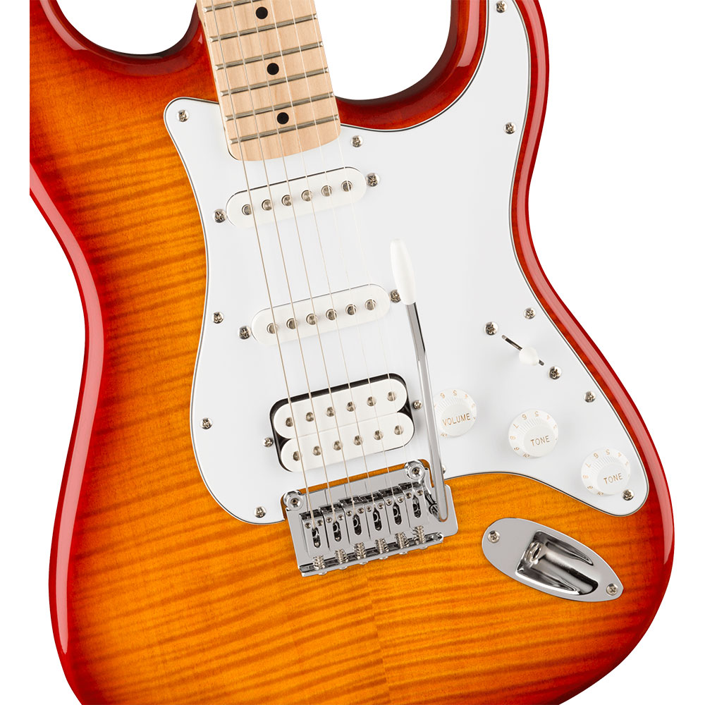 Squier Affinity Series Stratocaster FMT HSS SSB エレキギター ボディトップ画像