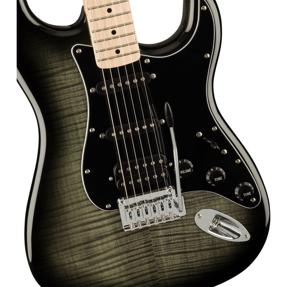 Squier Affinity Series Stratocaster FMT HSS BBST エレキギター ボディトップ画像