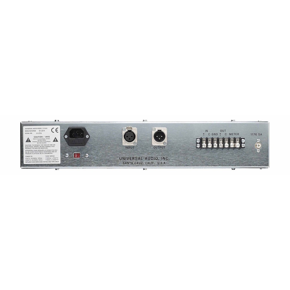 Universal Audio 1176LN Classic Limiting Amplifier コンプレッサー 背面画像