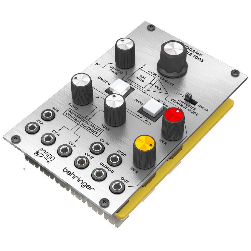 BEHRINGER 1005 MODAMP MODULE ユーロラック用 2500シリーズリングモジュレーター VCAモジュール 本体の画像