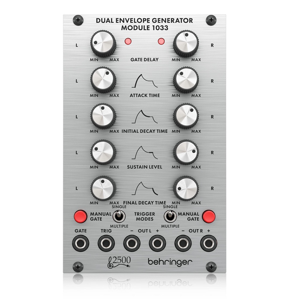 BEHRINGER 1033 DUAL ENVELOPE GENERATOR ユーロラック用 2500シリーズデュアルエンベロープジェネレーターモジュール
