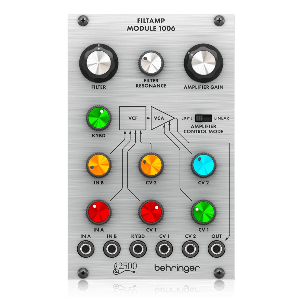 BEHRINGER 1006 FILTAMP MODULE ユーロラック用 2500シリーズ 24dBローパスVCF VCAモジュール