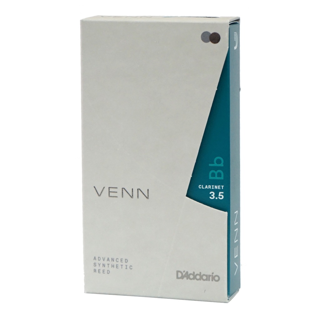 D'Addario Woodwinds/RICO VBB0135G2 VENN B♭クラリネット 樹脂リード 3.5 1枚