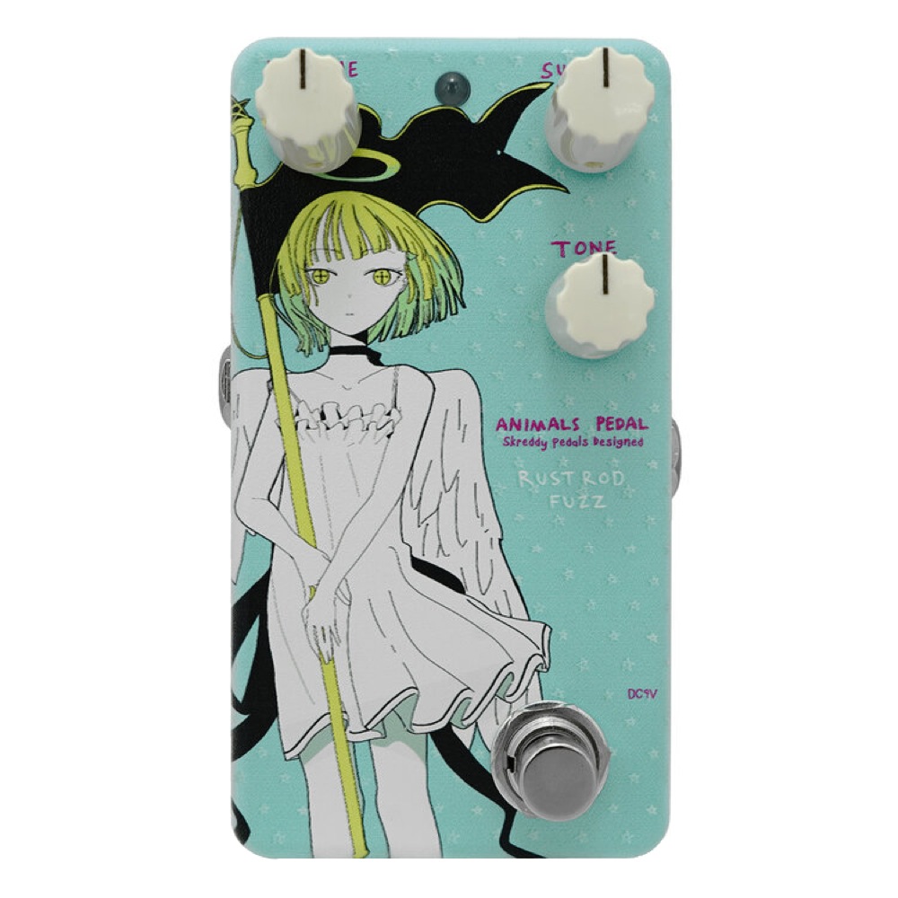 Animals Pedal Custom Illustrated 018 RUST ROD FUZZ by NOTA "Amatsuca" ファズ ギターエフェクター