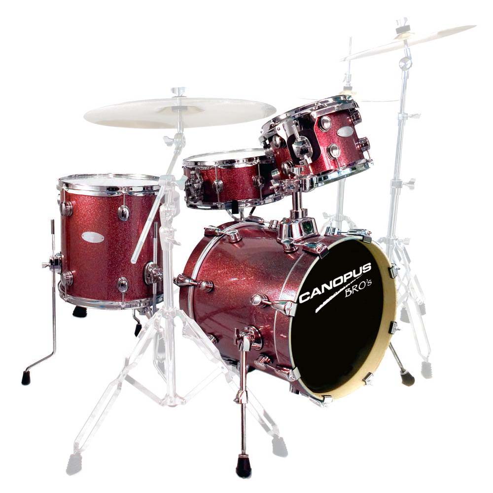 CANOPUS BRO’S Kit SK-16 Platinum Ruby ドラムキット