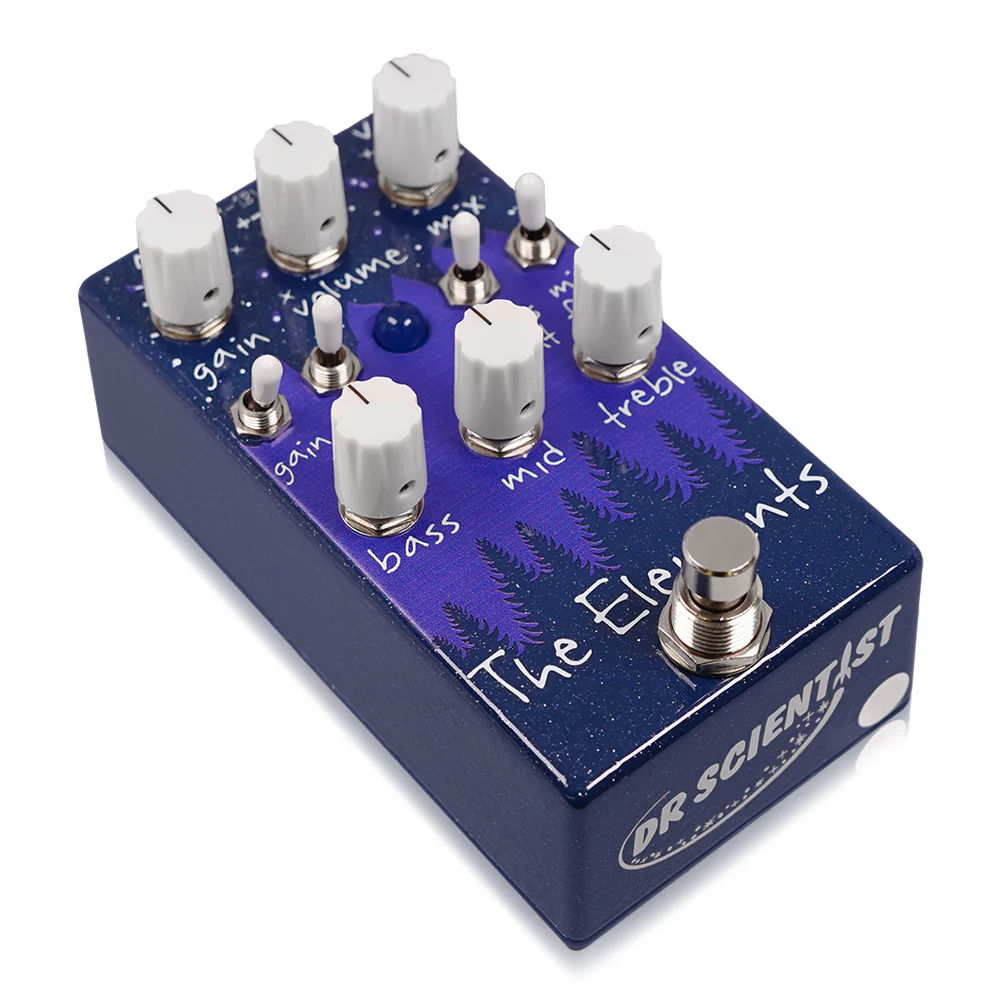 Dr.Scientist The Elements オーバードライブ ディストーション ギターエフェクター 全体