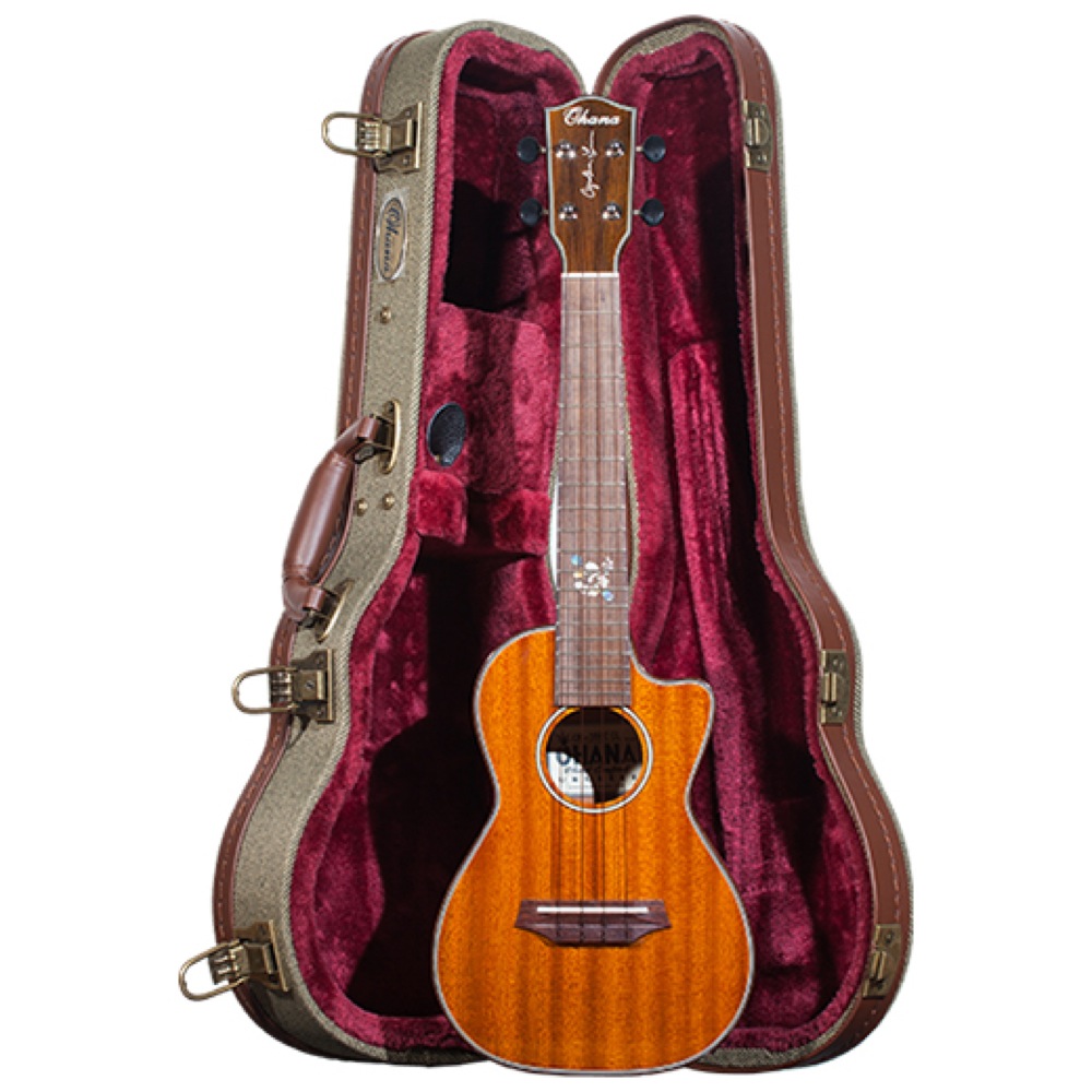 Ohana ukuleles CK-35CG CL コンサートウクレレ ハードケース付き 付属のハードケース画像