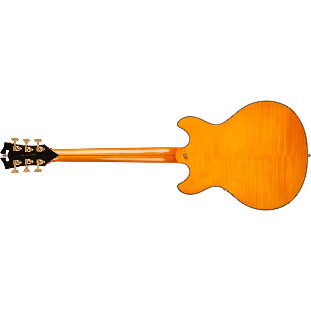 D’Angelico Excel Mini DC Vintage Natural エレキギター バック画像