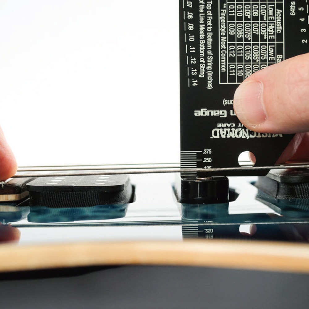 MUSIC NOMAD MN602 弦高測定ゲージ 使用イメージ画像