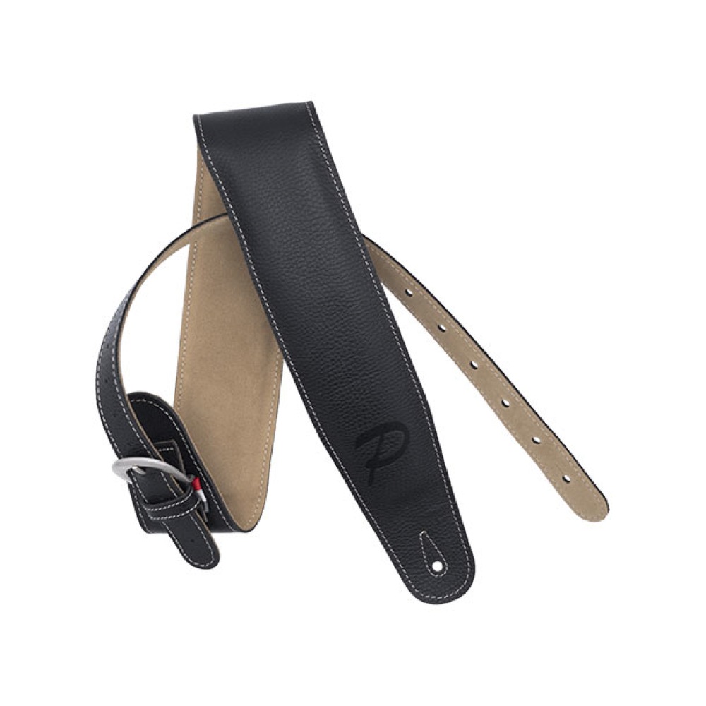 Paoletti Guitars Paoletti Leather Strap Black ギターストラップ