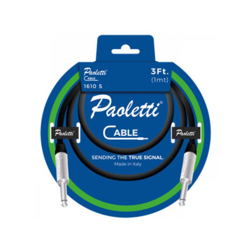 Paoletti Guitars 1610 S 1m 楽器用ケーブル