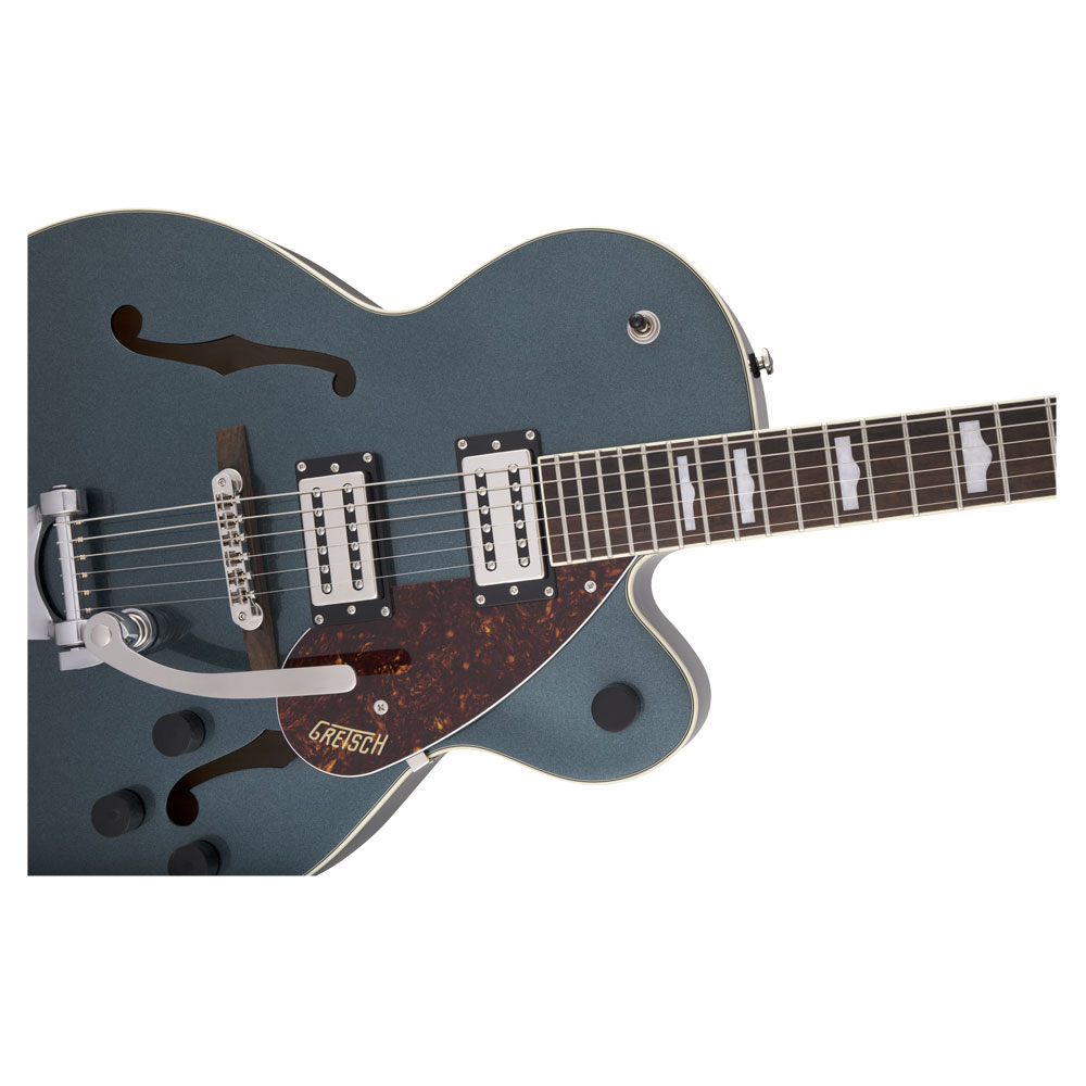 GRETSCH G2420T Streamliner Hollow Body Single-Cut with Bigsby GNMTL エレキギター ボディアップ