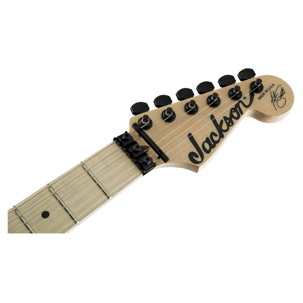 Jackson USA Signature Adrian Smith San Dimas SDQM TR GRN エレキギター ヘッド表