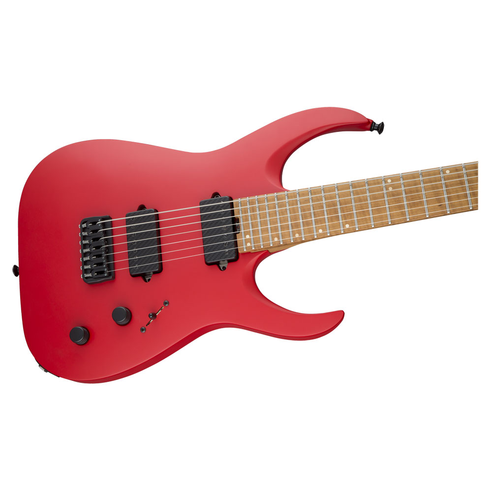 Jackson USA Signature Misha Mansoor Juggernaut HT7 Satin Red 7弦 エレキギター ボディ全体像