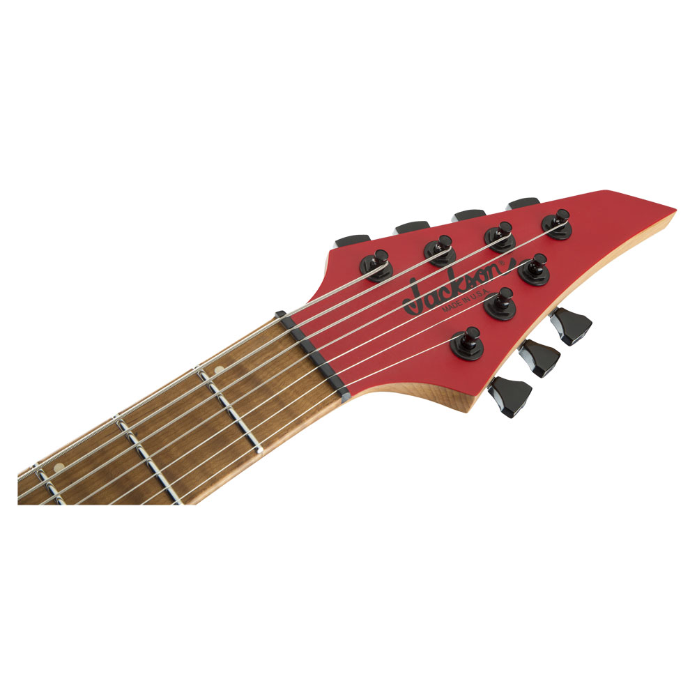 Jackson USA Signature Misha Mansoor Juggernaut HT7 Satin Red 7弦 エレキギター ヘッド表